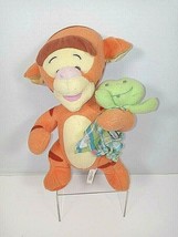 Disney Fisher Price Tigger With Frog Blanket Rattles Stuffed Animal Plush Toy - £10.92 GBP