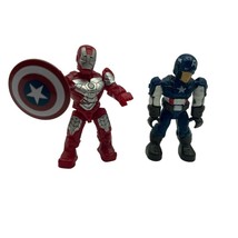 Mega Bloks Construx Marvel Iron Man & Captain America Minifigures - $16.83