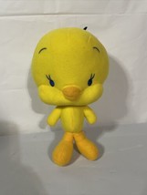 Toy Factory WB Looney Tunes TWEETY BIRD 8&quot; Stuffed Plush Toy. Big Head. - £8.34 GBP