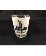 Vintage New York City Frosted Collectible Shot Glass 2-1/4&quot; - $9.99