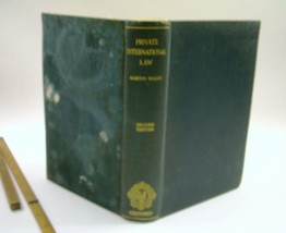 Martin Wolff Private International Law Second Oxford Ed 1950 Uk Foreign Law Hb - $199.43