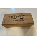 Gowood Wooden Sunglasses Glasses Case Lined - Excellent Condition BAMBOO - £12.52 GBP