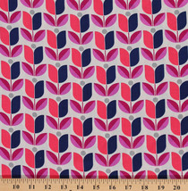 Joel Dewberry Flora Rayon Tulips Tulip Flowers Flower Floral Fabric BTY D255.05 - £9.91 GBP