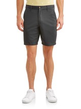 George Men&#39;s Casual Flat Front Shorts Size 46 Greystone  9&quot; Inseam NEW - £11.24 GBP