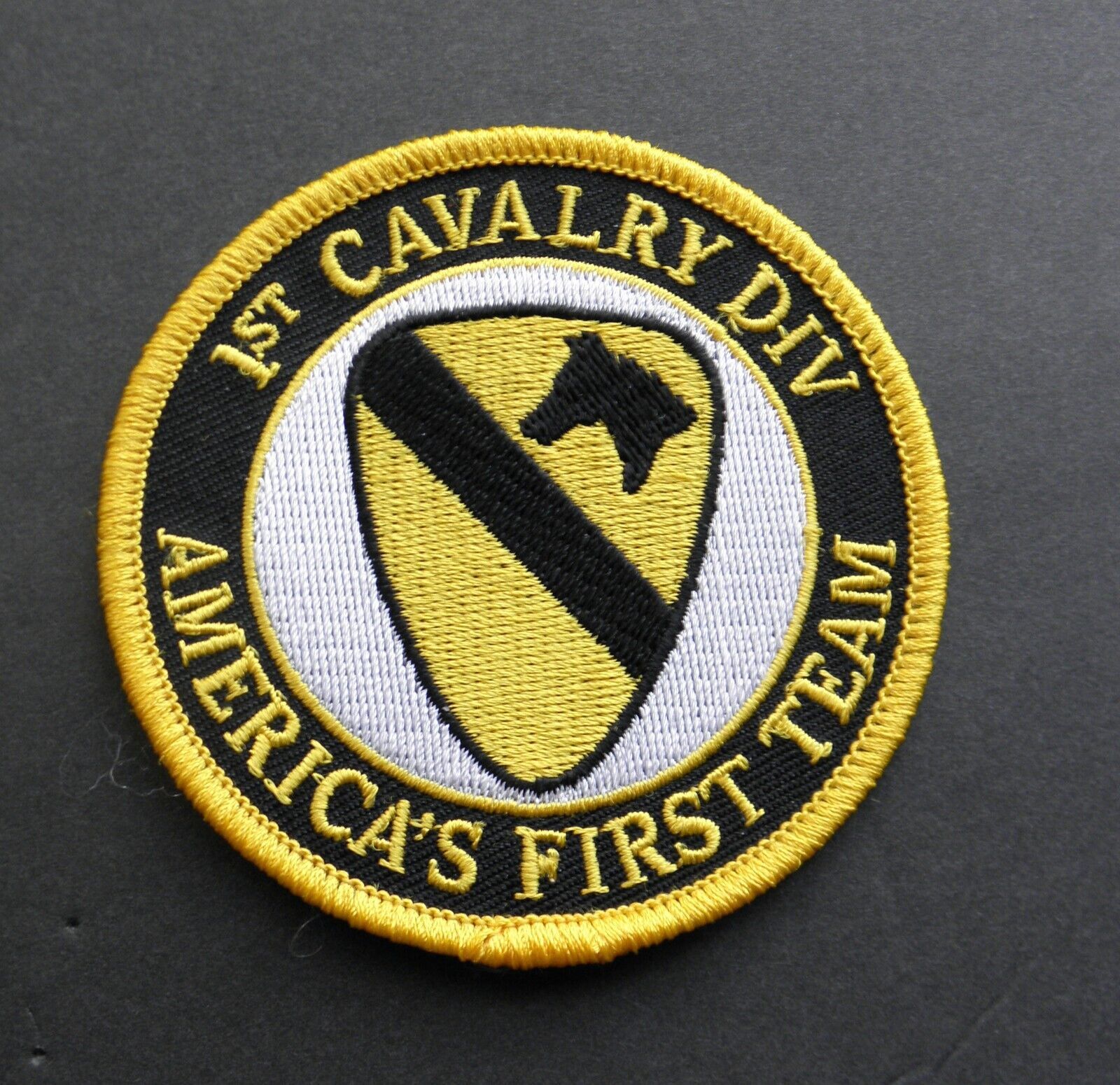 ARMY 1ST CAVALRY DIVISION EMBROIDERED PATCH 3 INCHES - $5.74