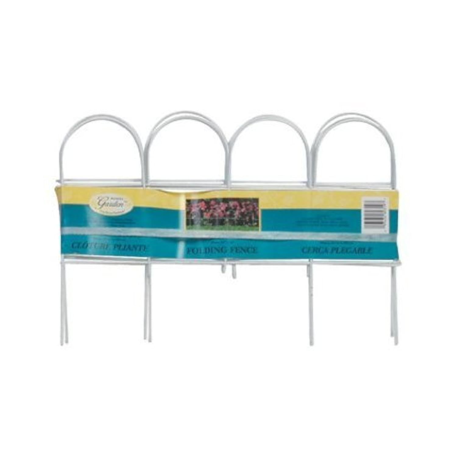 Panacea 89319 Mini Arch Folding Fence, White - $20.56