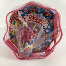 Disney Minnie Mouse Child Toddler Dinnerware Set Plate Bowl Utensils Cup... - £30.59 GBP