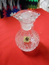 Beautiful CRYSTAL Perfume Bottle ...4&quot; height..........FREE POSTAGE USA - £12.22 GBP