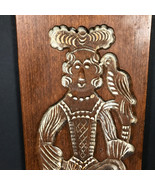  Springerle Woman with parrot/ Cookie Speculaas Board Mold Hand Carved W... - $94.04