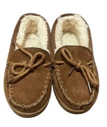 Lam Kids Faux Fur Lined Moccasin Size 12Y EXCELLENT CONDITION  - $23.70 CAD