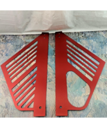 2pc Fits 2020-2026 Corvette C8 Stingray Matte Red Aluminum Engine Bay Co... - $100.82 CAD