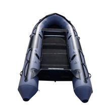 BRIS 1.2mm PVC 14.5 ft Inflatable Boat Inflatable Fishing Pontoon Dinghy Boat image 4