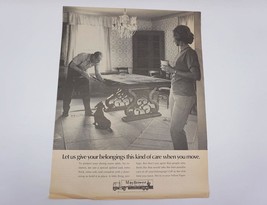Mayflower Movers Dachshund Magazine Ad Print Design Advertising - $12.86