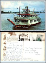 LOUISIANA Postcard - New Orleans, M.V. Mark Twain Sightseeing Ship E10 - £2.33 GBP