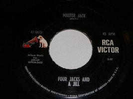 Four Jacks And A Jill Master Jack I Looked Back 45 RPM Vintage RCA Victor Label - £11.95 GBP