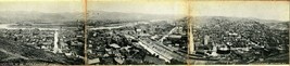 3-Panel Fold Out Panorama Wheeling West Virginia WV 1900s UDB Postcard - £80.84 GBP