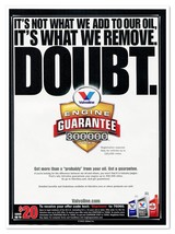 Valvoline Motor Oil Remove Doubt 2010 Full-Page Print Magazine Petroliana Ad - £7.63 GBP