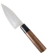 PAO! Stainless Steel and Bamboo 4.5 Inch Santoku Knife - $240.25 MXN
