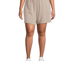 Terra &amp; Sky Women&#39;s Plus Size Easy Knit Shorts Size 4X (28W-30W) Washed ... - $17.81