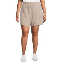 Terra &amp; Sky Women&#39;s Plus Size Easy Knit Shorts Size 4X (28W-30W) Washed Short - £14.23 GBP
