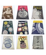 Coats Clark Crochet &amp; Star Books Lot of 10 Pattern Doily Design Emma Far... - £27.61 GBP