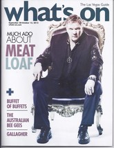 Meat LOAF/ Australian Bee Gees @ Whats On Magazine September 2013 - £6.35 GBP