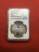 2016-Canada-$5 Superman Coin- 1oz.9999 Silver-MS 69-Early Releases - $605.65