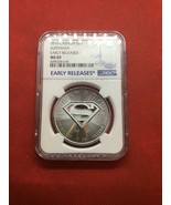 2016-Canada-$5 Superman Coin- 1oz.9999 Silver-MS 69-Early Releases - £163.83 GBP