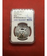 2016-Canada-$5 Superman Coin- 1oz.9999 Silver-MS 69-Early Releases - £163.83 GBP