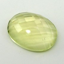 Certified 17.42Ct Natural Lemon Quartz Oval Cut Gemstone - £20.00 GBP