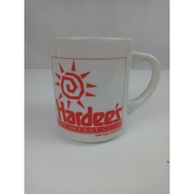 Vintage 1993 Original Hardee’s Breakfast Club Crew Sun Ceramic Coffee Cup 8-10oz - £9.85 GBP