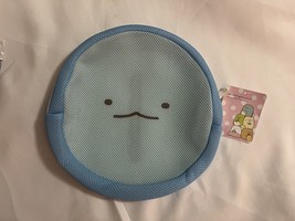 Sumikko Gurashi Tokage Wash Laundry Mesh Bag, Blue 11" Wide, San-X NEW - £8.37 GBP