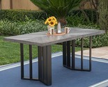 Christopher Knight Home Verona Outdoor Lightweight Concrete Dining Table... - $1,011.99