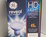 GE Reveal 45W Indoor Floodlight Bulb  R20 220 Lumens New - $9.20