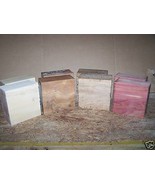 FOUR (4) BOWL BLANKS WALNUT, ELM, HICKORY, MAPLE WOOD LUMBER 5&quot; X 5&quot; X 3&quot; - $45.49