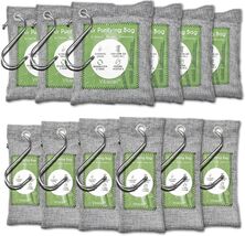 12 Pack Bamboo Charcoal Bags Odor Absorber &amp; Moisture Eliminator - 6 Sizes - $54.40