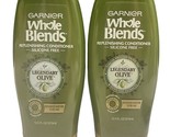 (2) Garnier Whole Blends Replenishing Conditioner Legendary Olive Oil 12... - $19.99