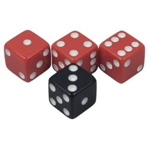 Risk The Lord of the Rings Trilogy Edition Replacement Dice 3 Red / 1 Black - $74.55 MXN