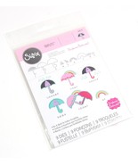 NEW - Sizzix Triplits &quot;Umbrellas&#39;&#39; Metal Die 660710 - $17.99