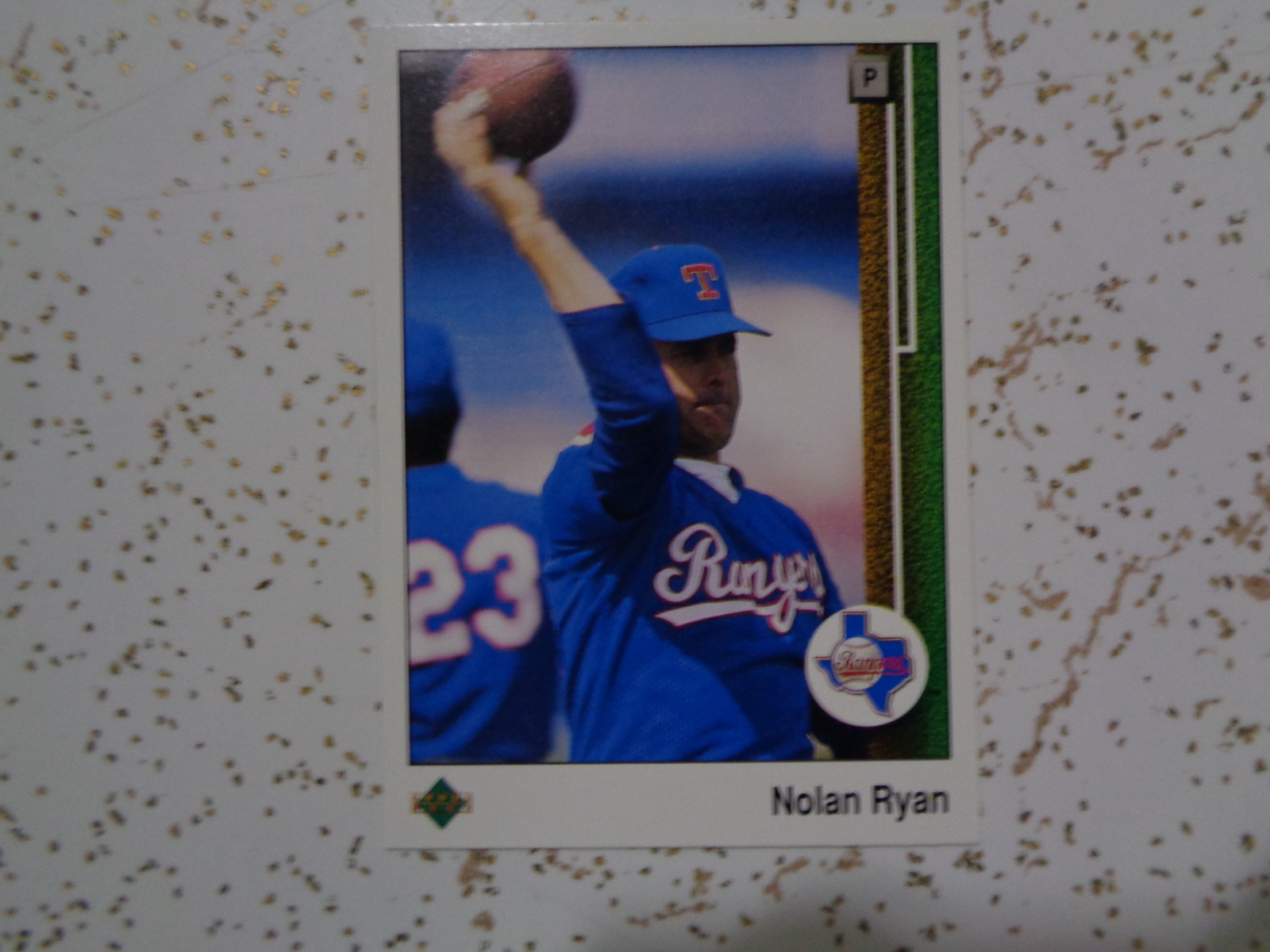 Nolan Ryan Rangers 1989 Upper Deck Baseball Card. nr mint or better. Look? - $4.42
