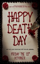 2017 Happy Death Day Movie Poster 11X17 Jessica Rothe Tree Carter Lori  - £9.68 GBP
