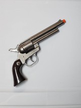 Gonher Retro Cap Gun Cowboy Revolver Peacemaker Style 12 Shot  Metal Diecast - £25.98 GBP