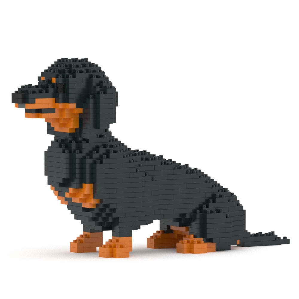 Dachshund Dog Sculptures (JEKCA Lego Brick) DIY Kit