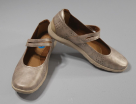 Cobb Hill Metallic Leather Mary Jane Shoes Amalie CH9553 Womens Size 10 - $44.19