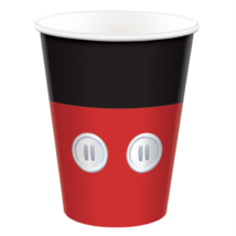 Disney Mickey Mouse Forever 9 oz Paper Cups Birthday Party 8 Per Package - £3.28 GBP