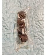 New Caster Wheels Set Of 4 Plastic Swivel 1 1/4 Inch Office Furniture - $7.00