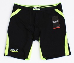 Polo Sport Ralph Lauren Black &amp; Green Thermovent Compression Shorts Men&#39;... - £55.94 GBP