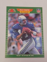 Kelly Stouffer Seattle Seahawks 1989 Pro Set Rookie Card #403 - £0.73 GBP