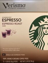 Starbucks Verismo Espresso Pods — DISCONTINUED — 12 Pods - $13.99