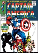 Marvel Comics Captain America Comic Book Cover #100 Refrigerator Magnet ... - £3.15 GBP